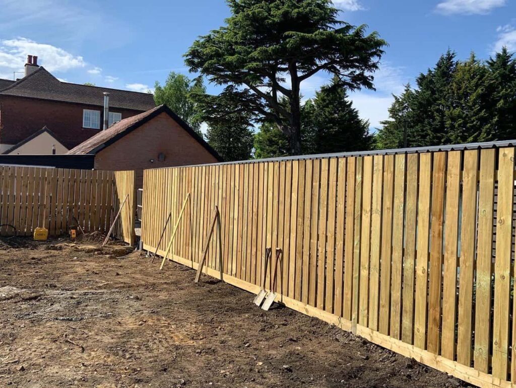 This is a photo of Bespoke custom fencing installed by Fast Fix Fencing Paddock Wood